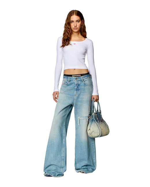 DIESEL Tシャツ 長袖 White