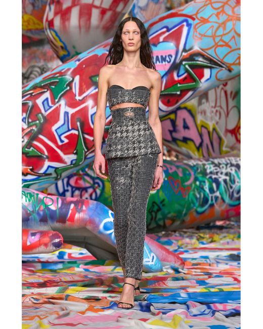 DIESEL Gray Slim Jeans