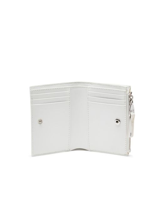 DIESEL 二つ折りウォレット White
