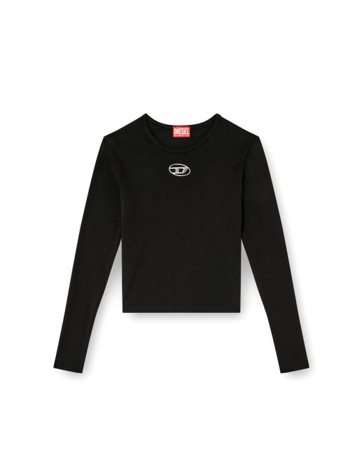 DIESEL 長袖Tシャツ Black