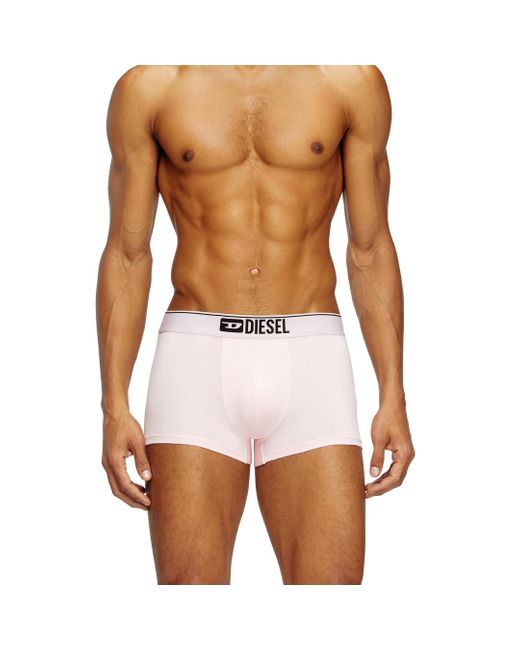 DIESEL White 3-Pack Boxer Briefs for men