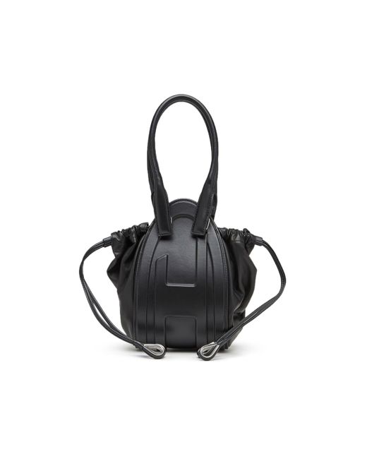【新品未使用】DIESEL 1dr-Fold Continental Zip L DIESEL 1Dr-Fold Xs-Oval Logo Handbag in Black | Lyst