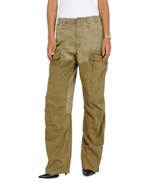DIESEL Green Cargo Pants