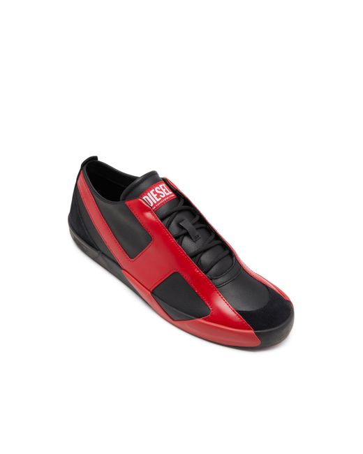 メンズ DIESEL S-slante-d Low スニーカー Red