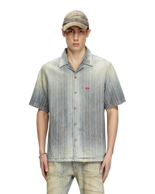メンズ DIESEL D-nabil シャツ Gray