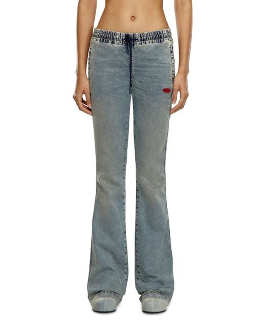 DIESEL Blue Bootcut And Flare 2069 D-ebbey Joggjeans