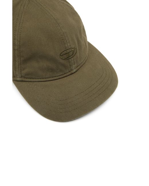 DIESEL Green Baseball Cap for men