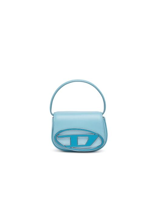 Diesel 1DR XS Mini Bag with D Plaque Blue