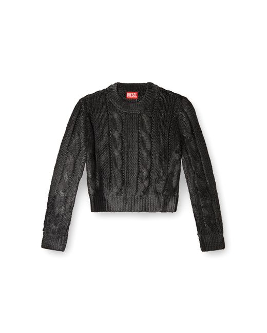 DIESEL プルオーバーニット Black