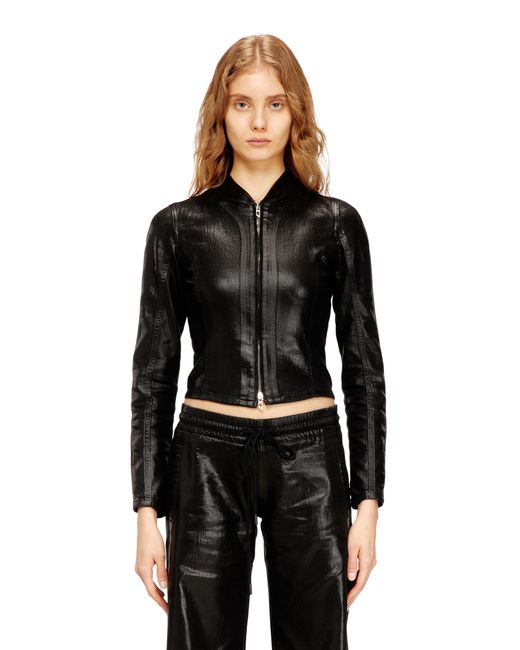 DIESEL Black Cropped Jacket