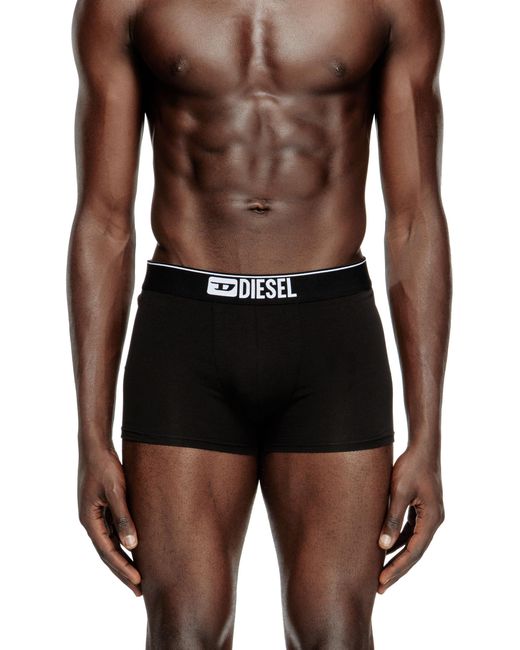 DIESEL Blue Five-Pack Of Plain Boxer Briefs for men