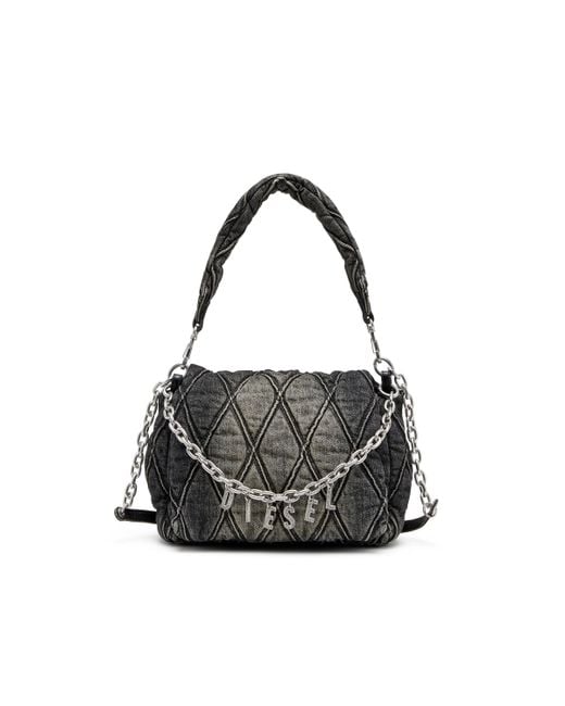 DIESEL Charm-D M-Shoulder Bag in Black | Lyst