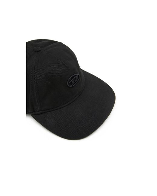 DIESEL Black Caps for men