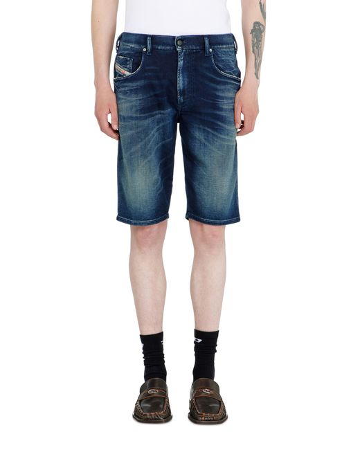 DIESEL Blue Chino Shorts for men