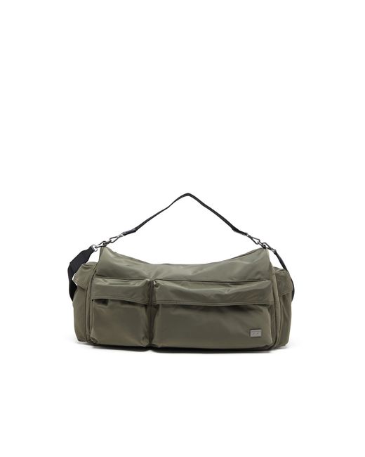 DIESEL Green Multi-Pkts-Multipocket Duffle Bag