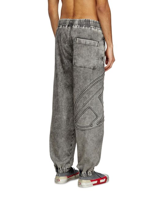 DIESEL Gray Slim D-Pint Track Denim