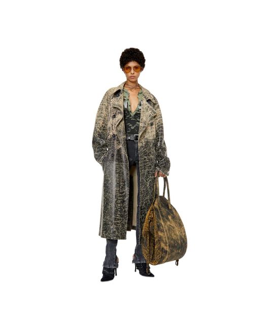 Diesel trench cheap coat mens