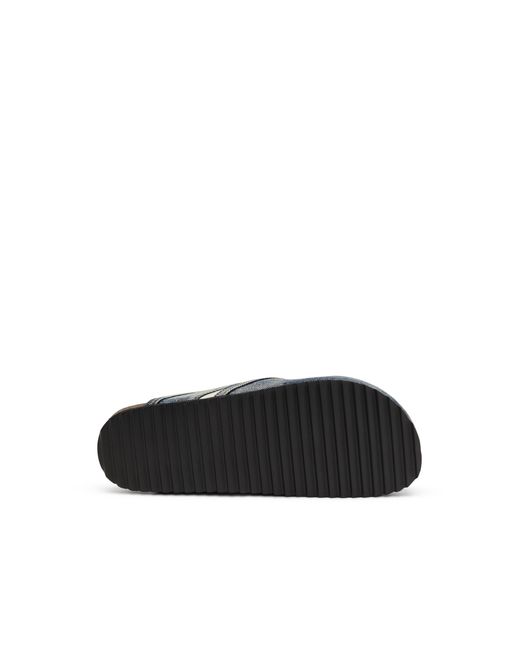 メンズ DIESEL デニムスリッポンミュール White