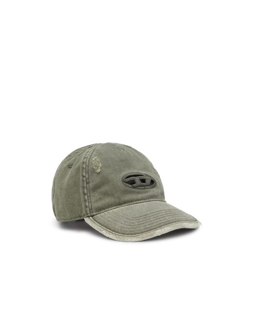 DIESEL Gray Baseball Cap for men