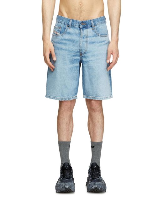 DIESEL Blue Shorts for men