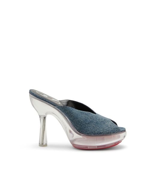 DIESEL Blue D-Lake-Platform Mules