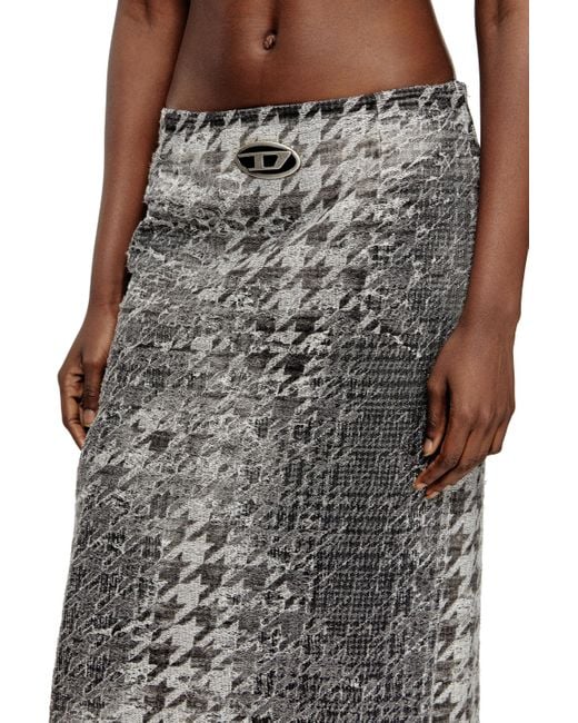 DIESEL Midi Skirt Black