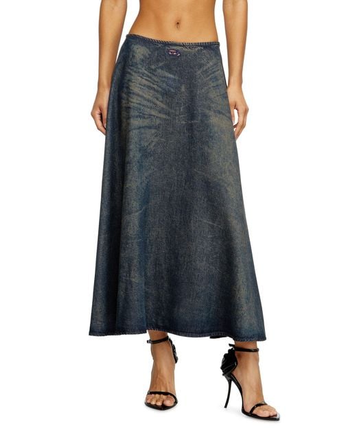 DIESEL Blue Full Skirt