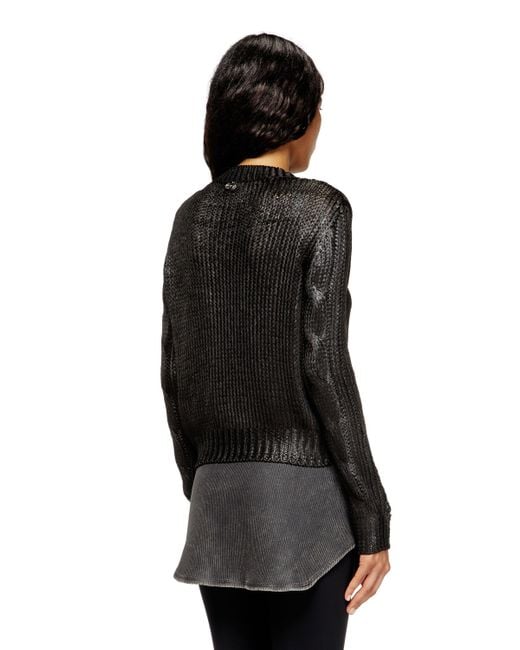 DIESEL プルオーバーニット Black