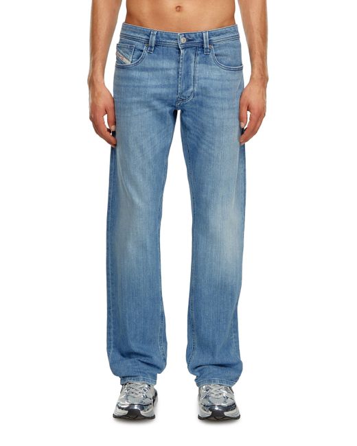 DIESEL Blue Straight Jeans for men