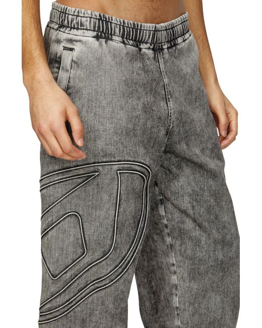 DIESEL スリム D-Pint Track Denim Gray