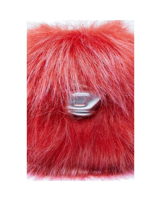DIESEL Red Soft Touch Bag Charm