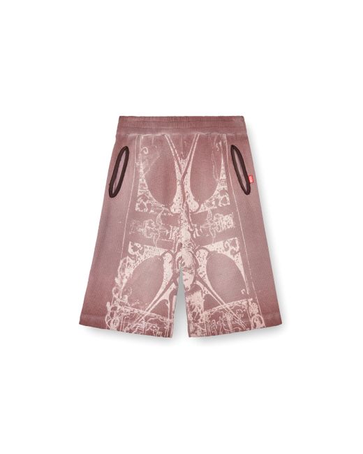メンズ DIESEL ショートパンツ Pink