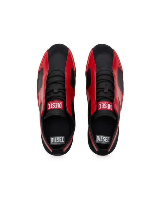 メンズ DIESEL S-slante-d Low スニーカー Red