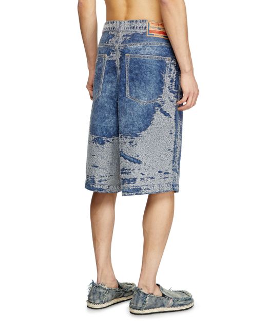 メンズ DIESEL Shorts Blue
