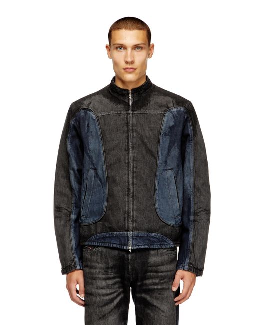 メンズ DIESEL Biker-Style Jacket Black