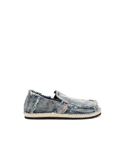 D-Lukas-Mocassini Espadrilles di DIESEL in White da Uomo