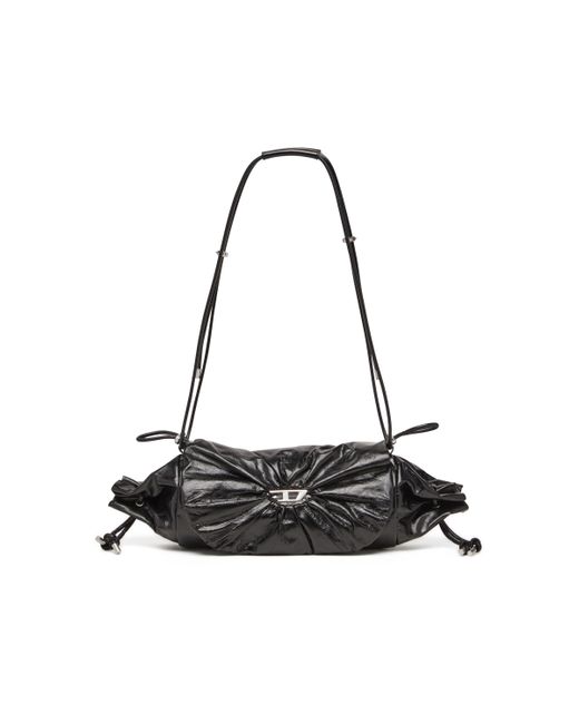 DIESEL White Scrunch-D M-Shoulder Bag