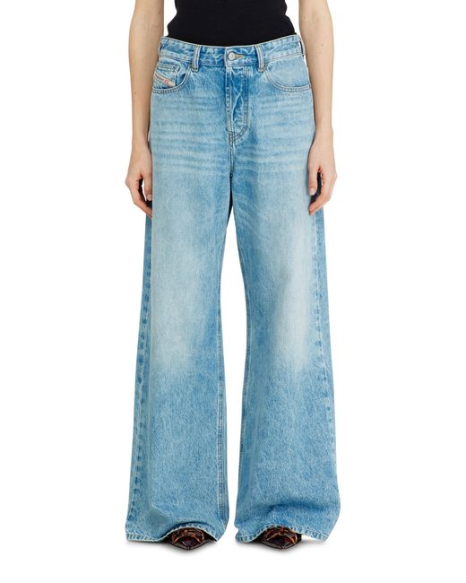 DIESEL Blue Relaxed Jeans Low Waist 1996 D-Sire, Light, Button Fly
