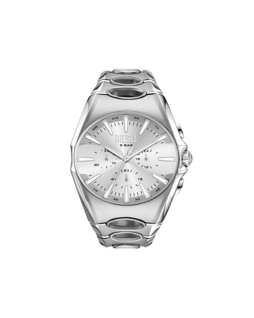 DIESEL Gray D-curve Stainless Steel Watch for men