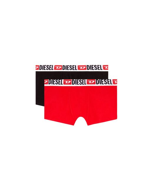 DIESEL Red Two-pack Of Boxer Briefs for men
