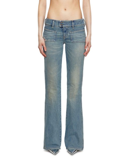 DIESEL Blue Bootcut & Flare D-Hush 09J55 Jeans