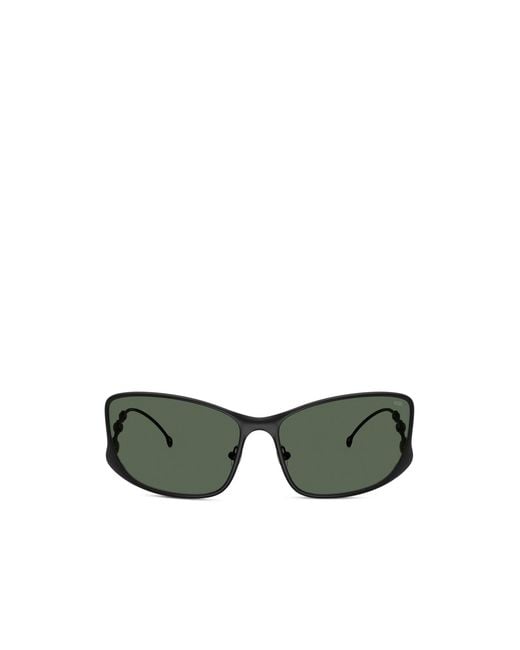DIESEL Green Rectangle Sunglasses