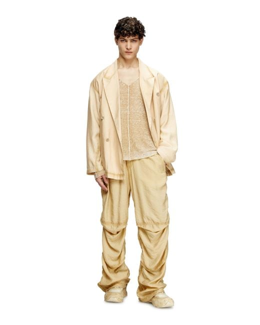 メンズ DIESEL プルオーバーニット Natural