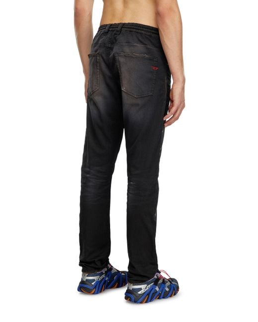 メンズ DIESEL レギュラー 2030 D-Krooley Joggjeans Black