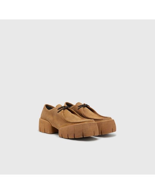 DIESEL Brown D-Tex-Moccasin-Style Shoes for men