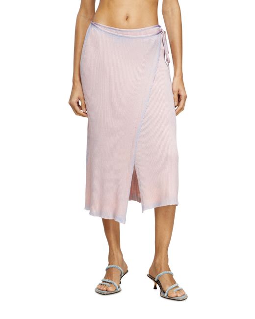 DIESEL Pink Wrap Skirt