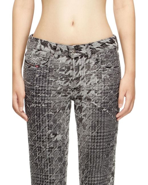 DIESEL Gray Slim Jeans