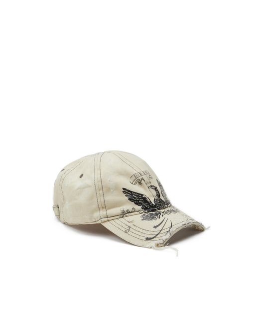 メンズ DIESEL ベースボールキャップ White