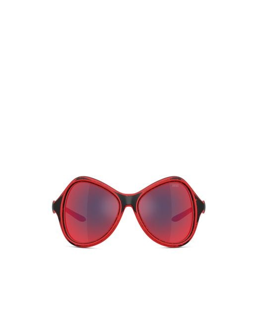 DIESEL Pink Cat-Eye Style Sunglasses