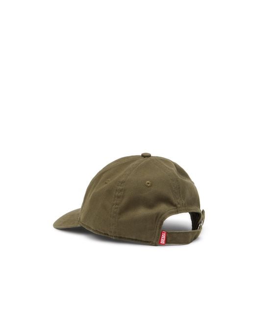 DIESEL Green Baseball Cap for men